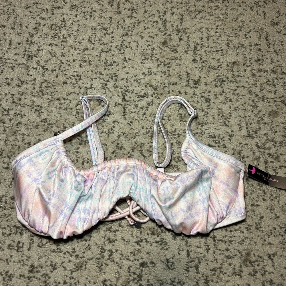 NWT Victoria’s Secret Purple Pastel Wired Bikini Top Size 36C